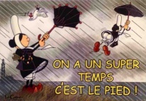Novelty postcard - la Bretagne - la mto